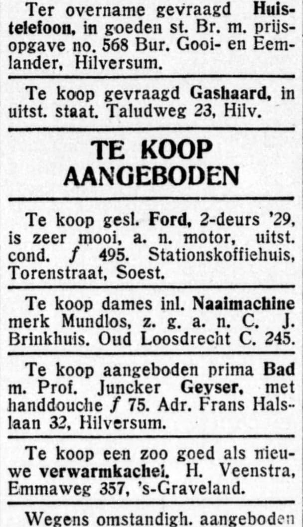 Naaimachine te koop